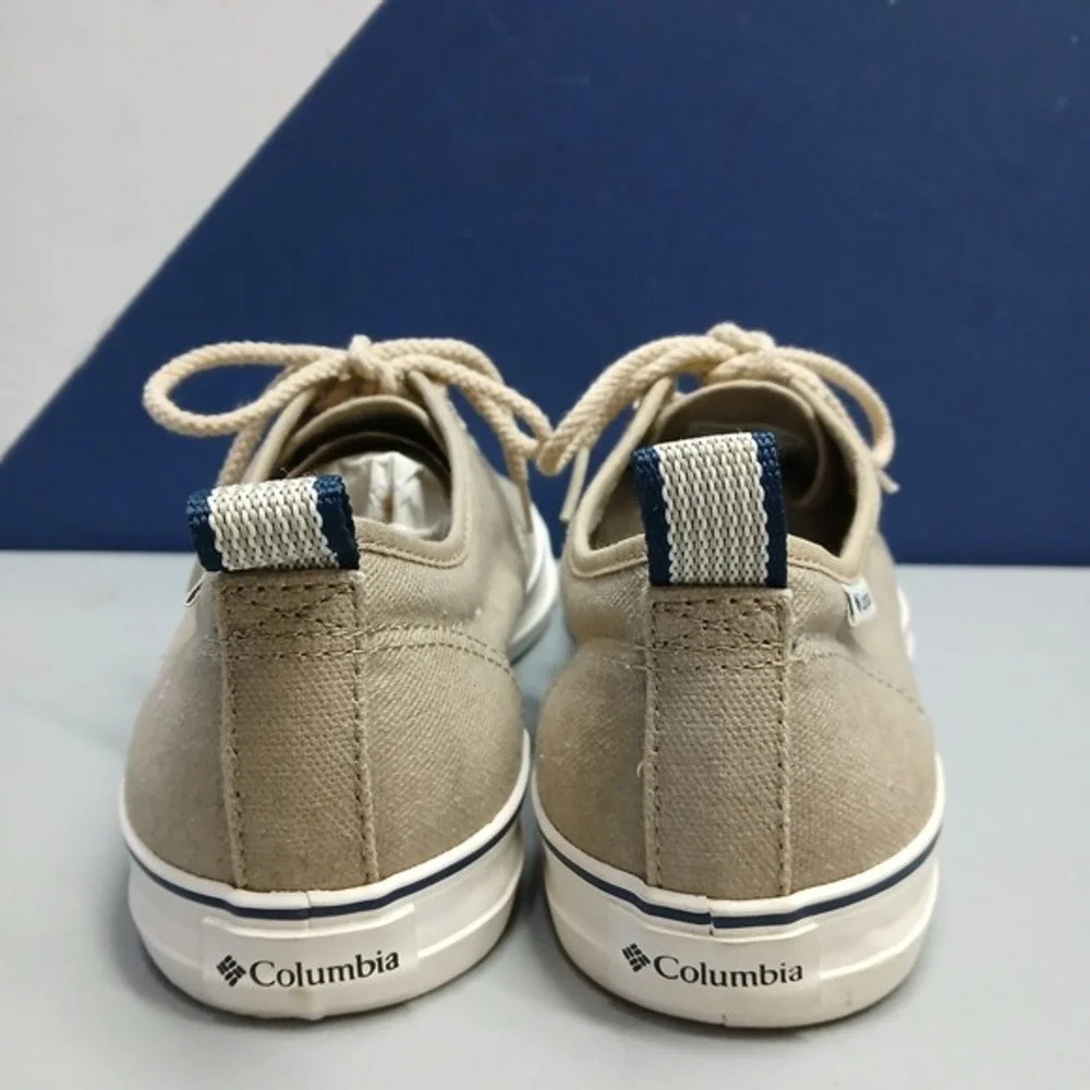 Columbia Crankbait Sneakers Mens Size 8.5 Beige White Low Top Lace Up YM5254-103